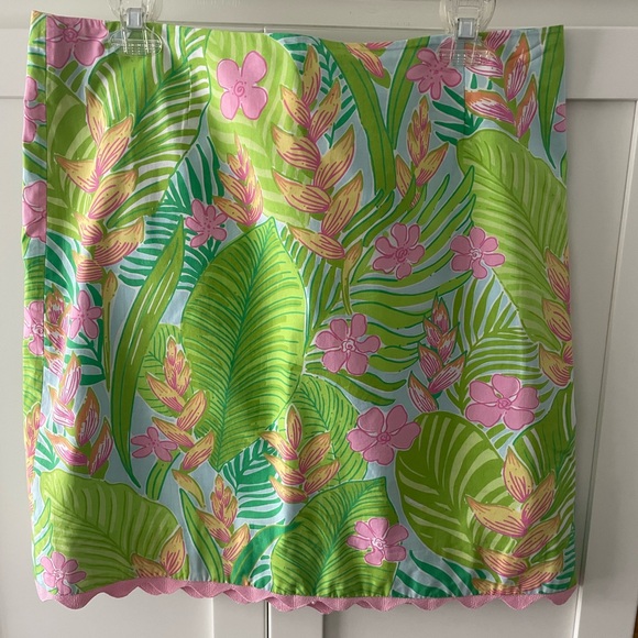 Size 12 Lilly Pulitzer white label skirt - Picture 2 of 2